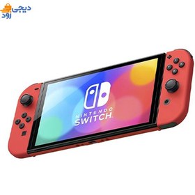 تصویر کنسول بازی نینتندو مدل Neon Blue and Neon Red Joy-Con OLED 