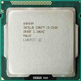 تصویر پردازنده CPU اینتل مدل Core i5-2500 (پردازنده CPU استوک)