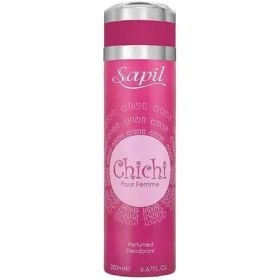 تصویر اسپری بدن زنانه مدل Chi Chi Pink حجم 200 میل ساپیل Sapil women's body spray, Chi Chi Pink model, volume 200 ml