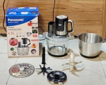 تصویر خردکن و سالاد ساز 6 کاره پاناسونیک -ظرفیت 4/5 لیتر دو مخزنه- قدرت 3000 وات موتور دیجیتال-مدل SL2020 