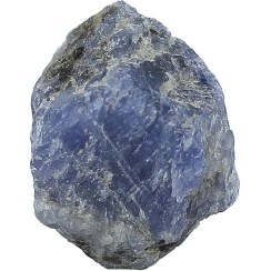 تصویر سنگ راف یاقوت کبود Sapphire معدنی رنگ عالی کمیاب صددرصد طبیعی خلوص بالا وزن حدود 35 قیراط 