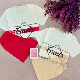 تصویر ست کراپ شورتک زنانه 