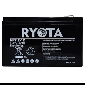 تصویر باتری یو پی اس ۱۲ولت 7.2 امپر ساعت ریوتا 