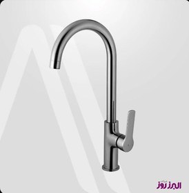 تصویر ست 4تایی شیرآلات البرز روز مدل مرداس استیل مات 