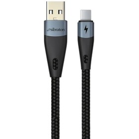 تصویر کابل تبدیل USB به USB-C سیبراتون مدل S665C طول 1 متر 