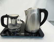 تصویر چای ساز مایر مدل MR-1655 ا MR-1655 Electric plate tea maker 2200W MR-1655 Electric plate tea maker 2200W