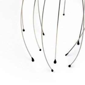 تصویر ماساژور دستی سر تن زیب | نقره ای 