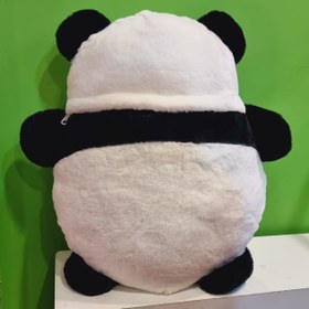 تصویر عروسک پاندا ۵۰ سانتیمتر با بچه 