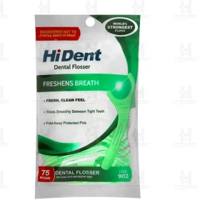 تصویر نخ دندان با خلال کماندار های دنت کد902 HiDent Dental Floss No.902