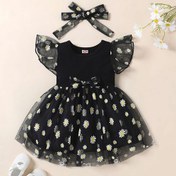 تصویر پیراهن دخترانه بابونه ای 