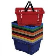 تصویر سبد خرید دستی پلاستیکی 