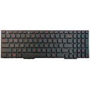 تصویر کیبورد لپ تاپ ایسوس Asus GL553 بدون فریم مشکی ا Asus GL553 Keyboard Laptop Asus GL553 Keyboard Laptop