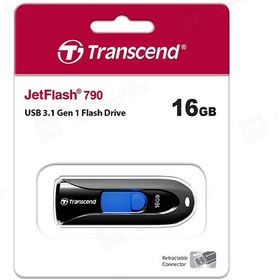 تصویر فلش مموری ترنسند مدل JetFlash 790 USB 3.1 با ظرفیت 16 گیگابایت 