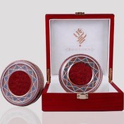 تصویر زعفران جعبه کادویی خاتم کاوه 