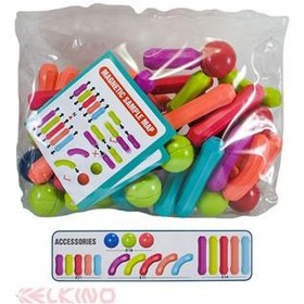 تصویر مگنت مغناطیسی 64 تیکه 