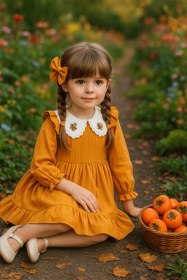 تصویر پیراهن کودکانه کد 1047 