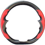 تصویر روکش فرمان مدل بازودار طرح شعله مناسب برای ساینا s 