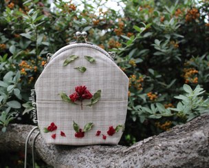 تصویر کیف رودوشی پارچه ای لینن زنانه 