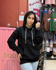 تصویر هودی و سویشرت مشکی - هودی 