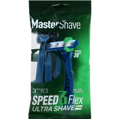 تصویر خودتراش سه لبه مدل Speed بسته 3 عددی مستر شیو Master Shave Speed Shaver 3 PCS