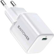 تصویر آداپتور شارژ دیواری 30 وات راوپاور (RAV POWER) مدل RP-PC 169 با گارانتی آواژنگ 