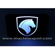 تصویر آرم چراغ دار جدید پشت شیشه طرح سمند 