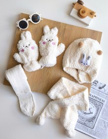 تصویر دستکش گوشدار پشمی 