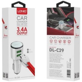 تصویر شارژر فندکی الدینیو مدل DL-C29 