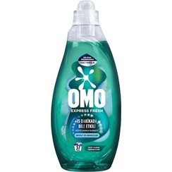 تصویر مایع لباسشویی اومو اکسپرس حجم ۱.۴۸ لیتر مناسب لباس رنگی و سفید 