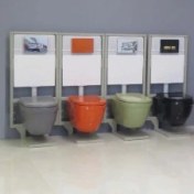 تصویر توالت والهنگ گاتریا مدل آرسیتا رنگی 