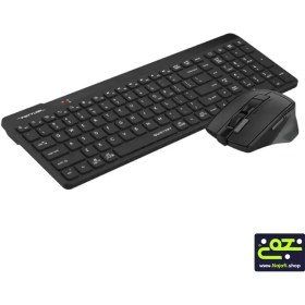 تصویر کیبورد و موس بی سیم a4tech مدل FG2400 keyboard & mouse wireless kb a4tech fg2400