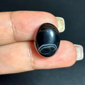 تصویر نگین سنگ اونیکس سلیمانی معدنی کد 60002 