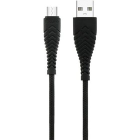 تصویر کابل تبدیل USB به Type-C پرووان مدل PCC165 مشکی کابل تبدیل کابل تایپ سی