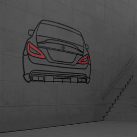 تصویر تابلو نئون بنز 