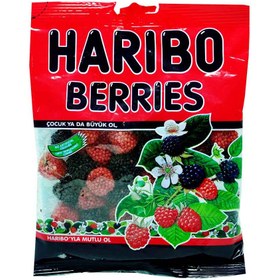 تصویر پاستیل توت دو رنگ 160 گرم هاریبو – haribo 