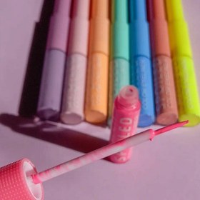 تصویر خط چشم رنگی نئونی 