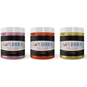 تصویر رنگ تزئینی متالیک اکریلیک 