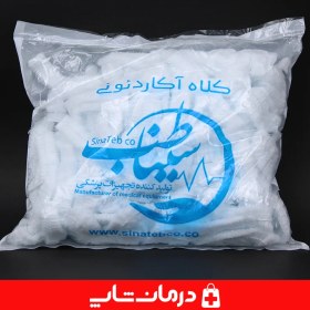 تصویر کلاه الیافی کلاه یکبار مصرف آکاردئونی سینا طب بسته 100 عددی 