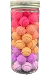 تصویر کوکتل مانیکور طرح گوی سایز بزرگ 