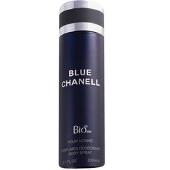 تصویر اسپری بدن مردانه مدل Blue Chanell حجم 200 میلی لیتر بیو استار Bio Star Blue Chanell Deodorant Spray For Men 200ml