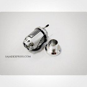 تصویر بلو آف HKS چهار خط اتومات نقره ای 