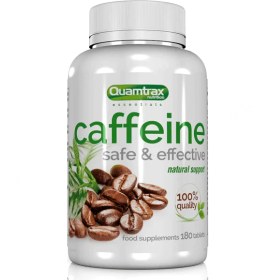 تصویر قرص کافئین کوامترکس Quamtrax Essentials Caffeine 200mg 180 tablets شنا