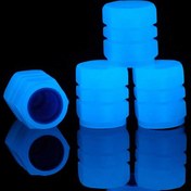 تصویر سروالف خودرو مدل شبرنگ بسته 4 عددی - آبی 