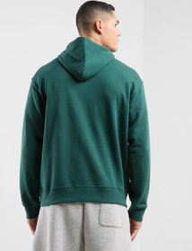 تصویر هودی لوگو از جنس تره‌ فرانسوی اساسی برند new balance Essential French Terry Logo Hoodie