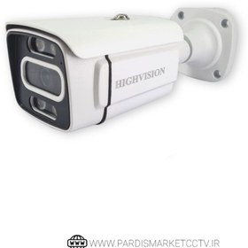 تصویر دوربین مدار بسته تحت شبکه بولت فلزی ۵مگاپیکسل دید درشب رنگی CCTV IP BULETE WARM LIGHTE