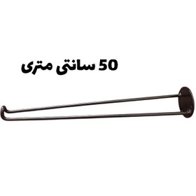 تصویر پایه میز فلزی ثابت 50 سانتی متری (مجموعه 4 عددی) 