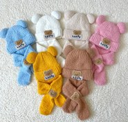 تصویر کلاه بافت بچگانه تدی کد ۲۱۱۰۲ 