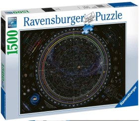 خرید و قیمت پازل ۱۵۰۰ تکه نقشه جهان هستی Ravensburger 16213 - 1500 pcs ...