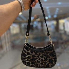 تصویر کیف مجلسی نگین کاری 