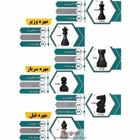 تصویر مهره شطرنج شهریار ( فاقد صفحه ) کد TNS43 